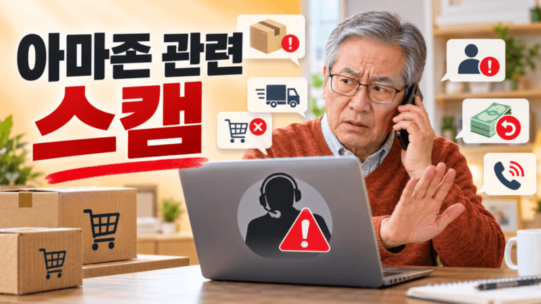 가짜 주문과 고객센터 원격접속을 경계하는 한인 시니어
