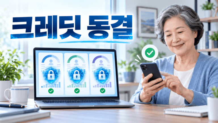 Equifax Experian TransUnion 세 신용기관의 크레딧 동결을 설명하는 그래픽