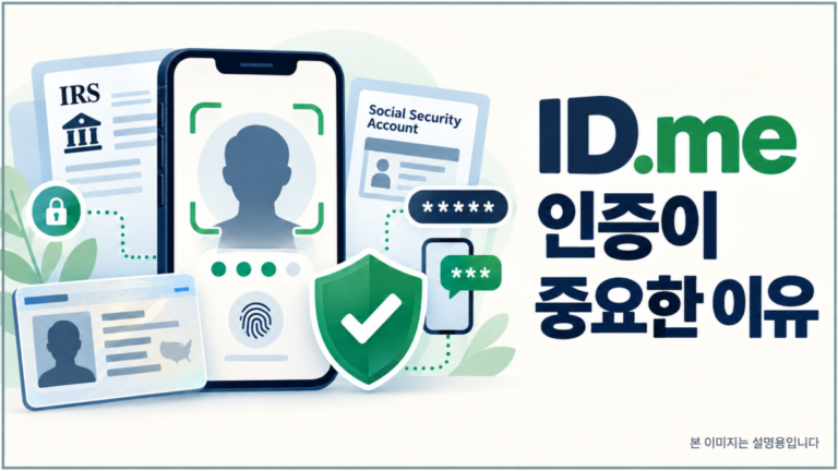 ID.me 인증이 중요한 이유 - IRS와 SSA 계정 신원 확인 안내